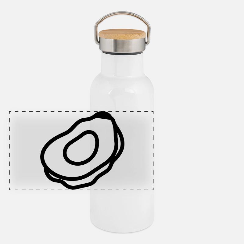 huître Gourde isotherme avec bouchon en bambou