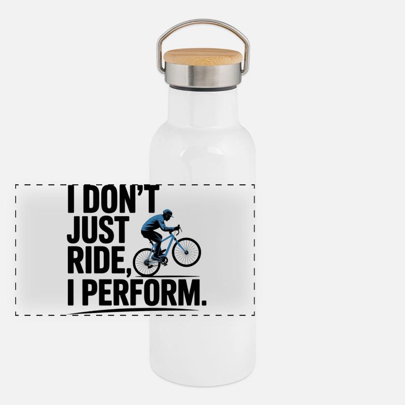 Ride Perform Artistic  Panoramic Thermal Bottle with Bamboo Lid