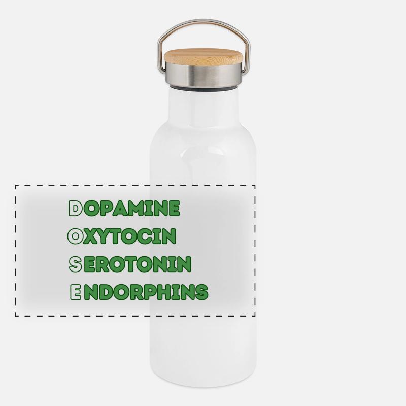 DOSIS Panorama Thermosflasche mit Bambusdeckel