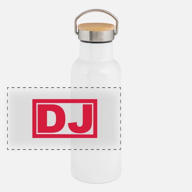 DJ Panorama Thermosflasche mit Bambusdeckel