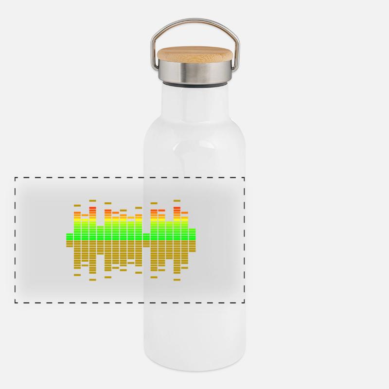 égaliseur Gourde isotherme avec bouchon en bambou