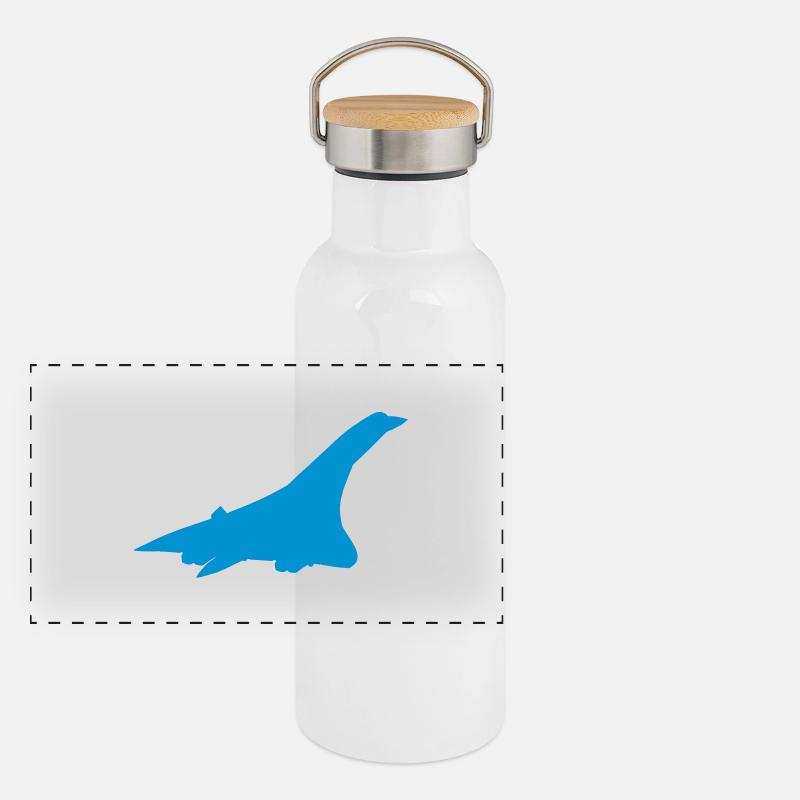 Concorde Panorama Thermosflasche mit Bambusdeckel