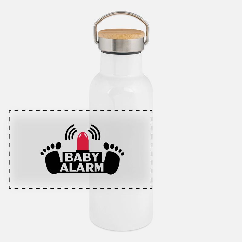 Enceinte,grossesse,bébé,alarme bébé,enfant,maman Gourde isotherme avec bouchon en bambou