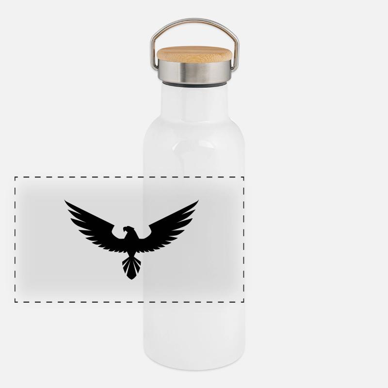 hawk Panoramic Thermal Bottle with Bamboo Lid