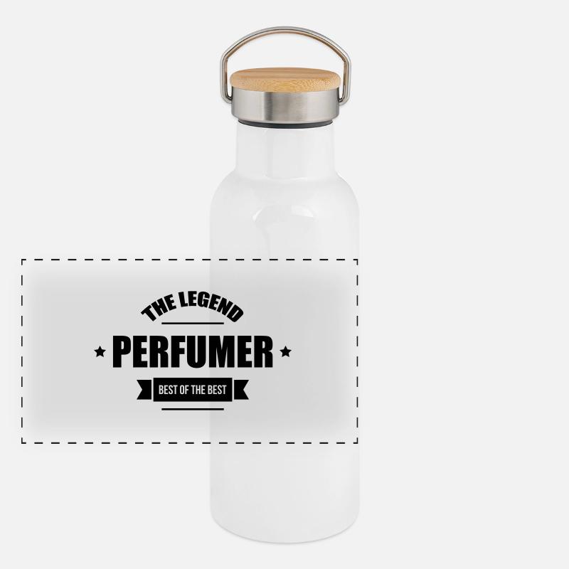 Parfum / Parfumeur / Parfumerie / Perfumer Gourde isotherme avec bouchon en bambou