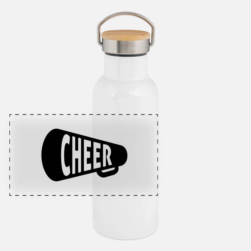 cheer Panoramic Thermal Bottle with Bamboo Lid
