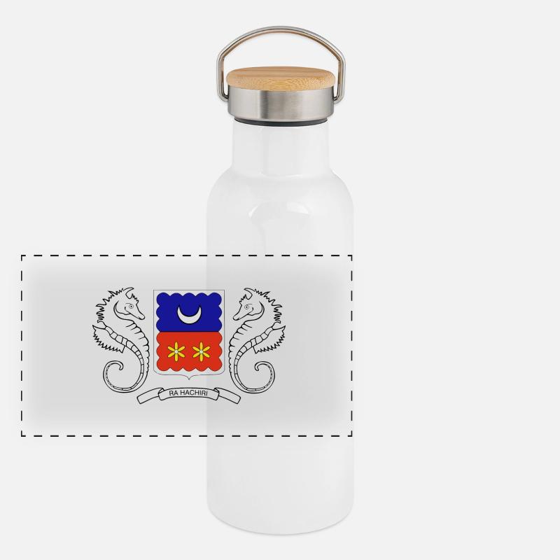 Mayotte / 976 / Comores / Maoré Gourde isotherme avec bouchon en bambou