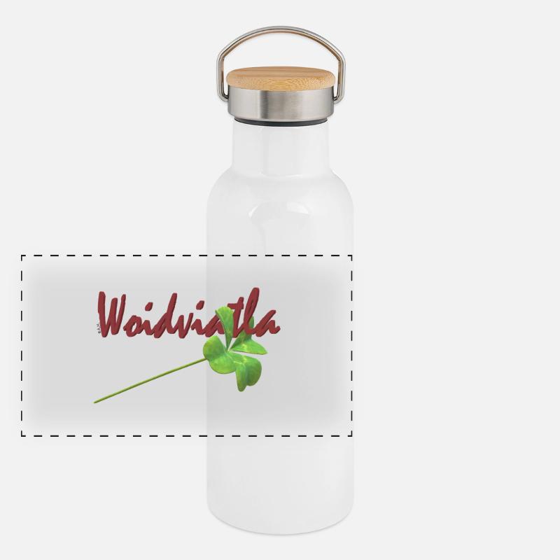 Waldviertler Glueck Panorama Thermosflasche mit Bambusdeckel