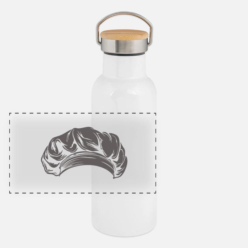 Toque Gourde isotherme avec bouchon en bambou