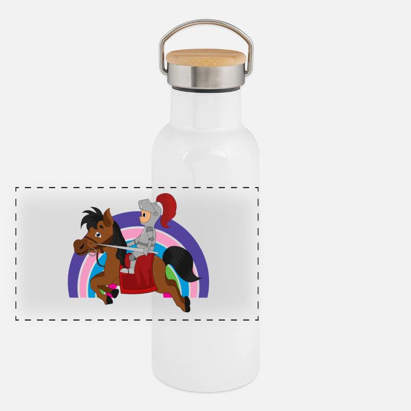 Ritter Knight Panorama Thermosflasche mit Bambusdeckel