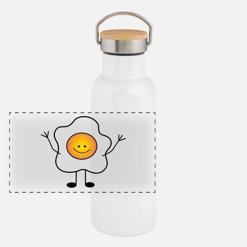 egg Panoramic Thermal Bottle with Bamboo Lid