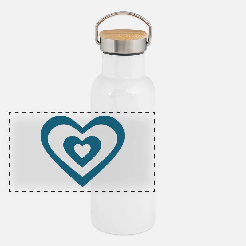 Muttertags Geschenk Mutter Muttertag Geschenkidee  Panorama Thermosflasche mit Bambusdeckel