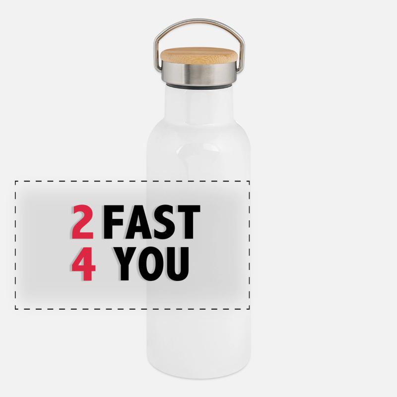 2 Fast 4 You Panoramic Thermal Bottle with Bamboo Lid