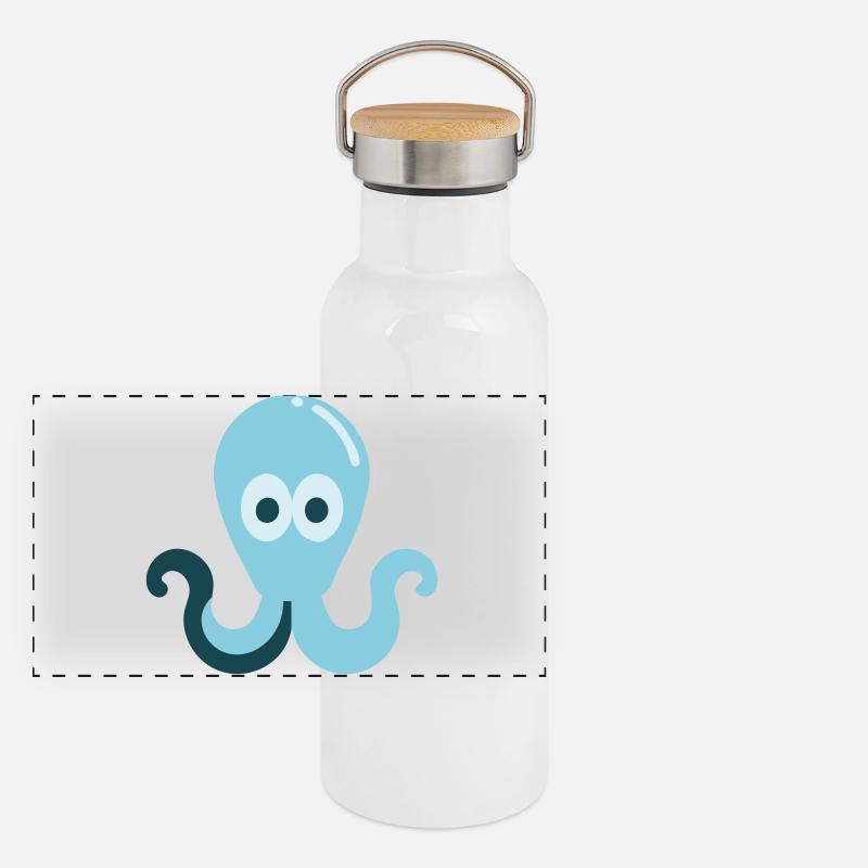 Squid Panoramic Thermal Bottle with Bamboo Lid