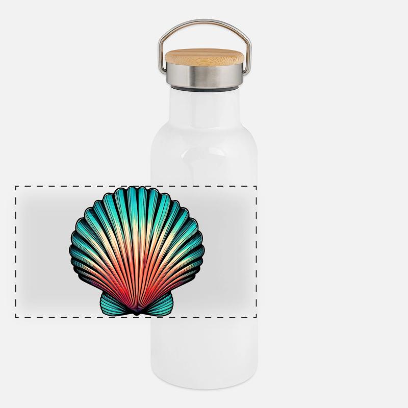 Shell Panoramic Thermal Bottle with Bamboo Lid