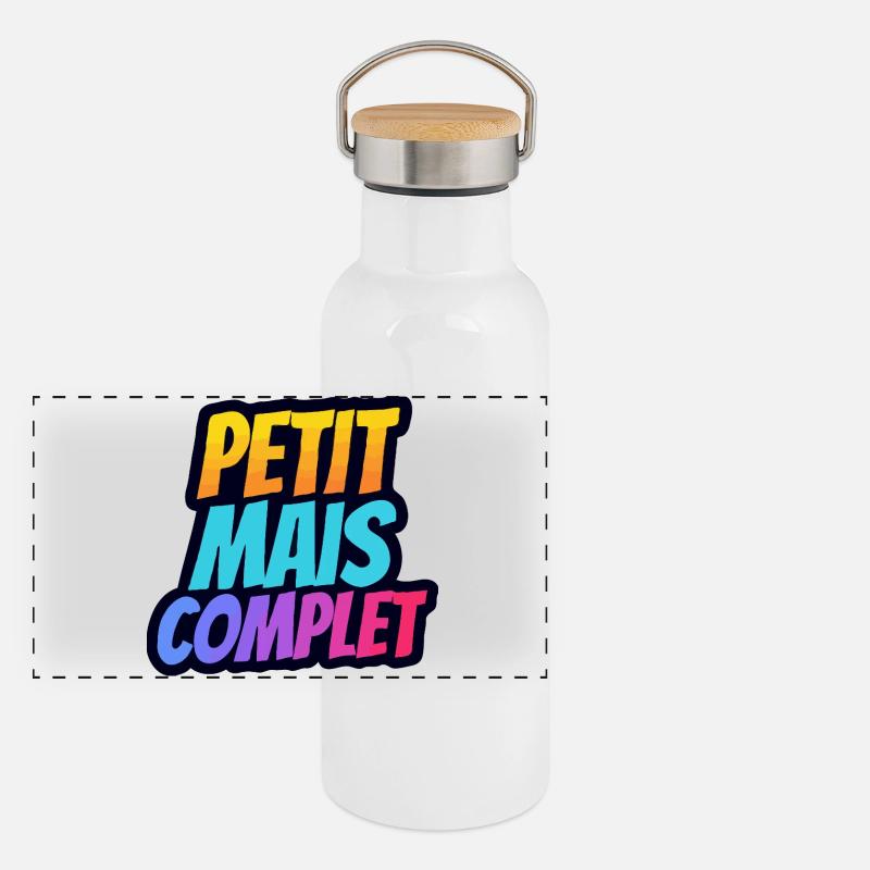 Petit mais complet Panoramic Thermal Bottle with Bamboo Lid