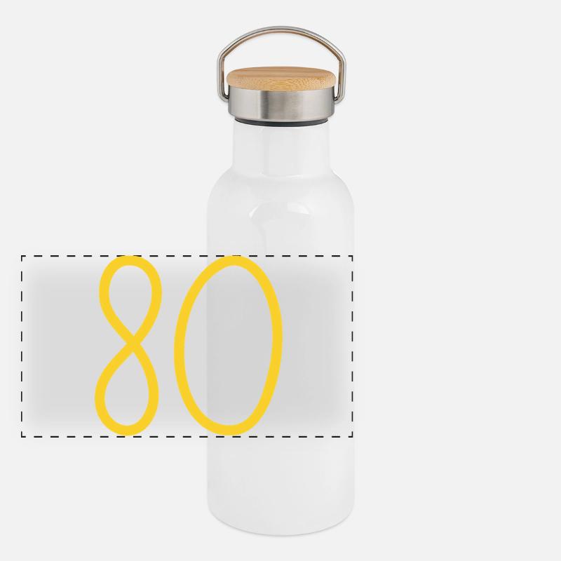 80 Panoramic Thermal Bottle with Bamboo Lid