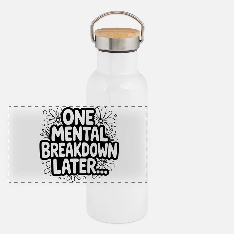 One Mental Breakdown later... Panoramic Thermal Bottle with Bamboo Lid