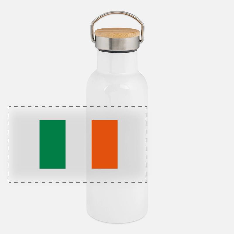 Irlande Gourde isotherme avec bouchon en bambou