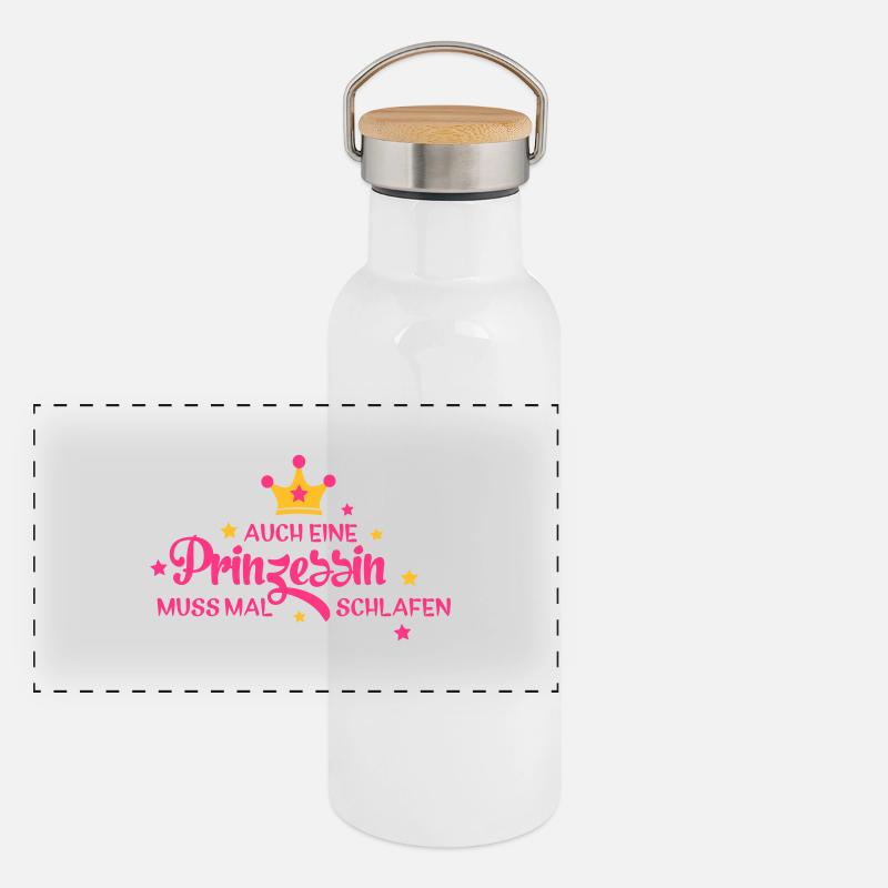 schlafen Panorama Thermosflasche mit Bambusdeckel