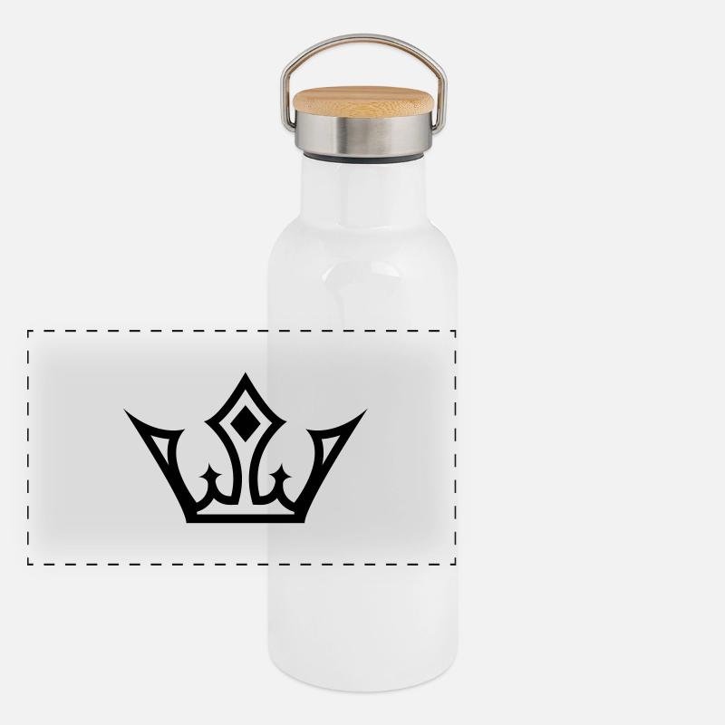 crown de Panorama Thermosflasche mit Bambusdeckel