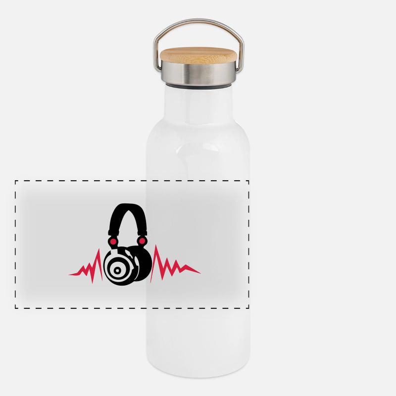 egaliseur casques dj audio music zik14 Gourde isotherme avec bouchon en bambou