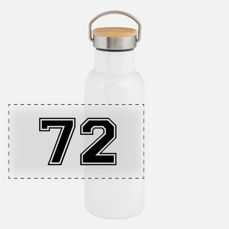 72 Gourde isotherme avec bouchon en bambou