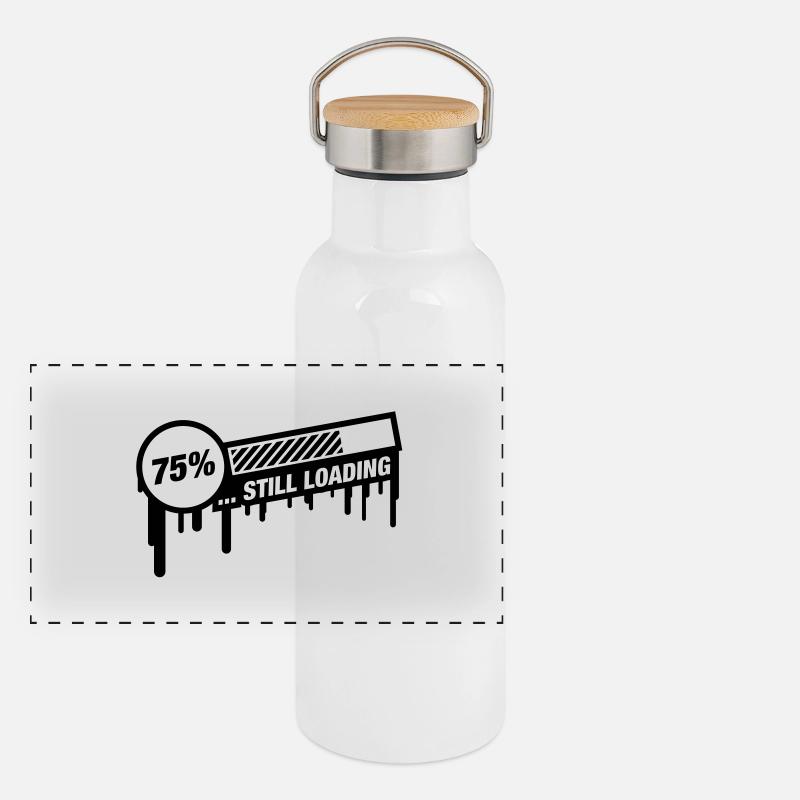 still_loading_graffiti_qu1 Panoramic Thermal Bottle with Bamboo Lid