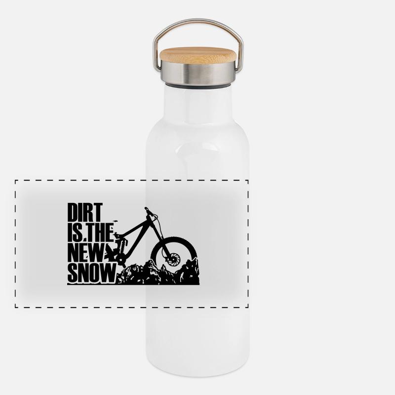 alpes downhill vtt Gourde isotherme avec bouchon en bambou