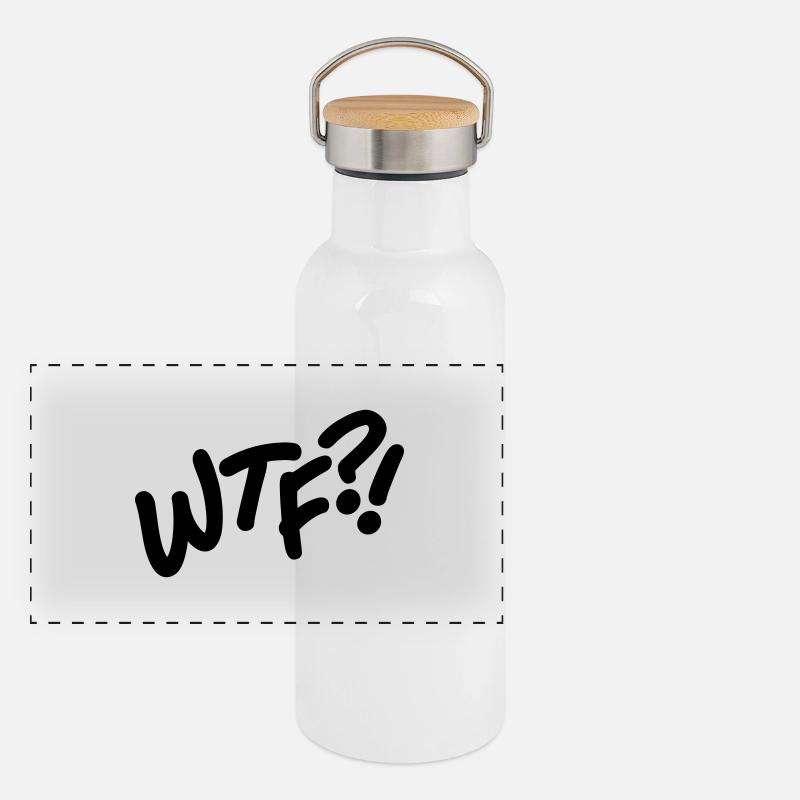 WTF Panoramic Thermal Bottle with Bamboo Lid