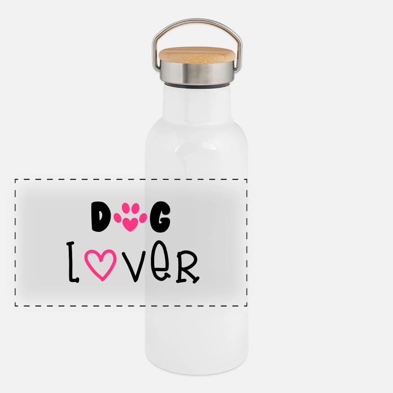 Dog Lover Panoramic Thermal Bottle with Bamboo Lid