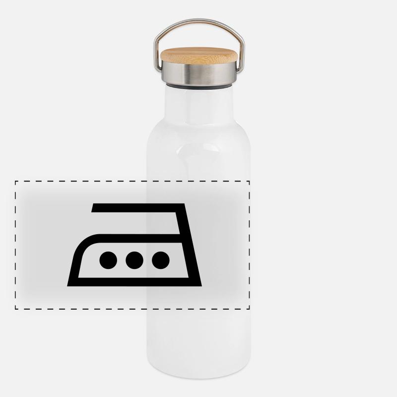buegeleisen Panorama Thermosflasche mit Bambusdeckel