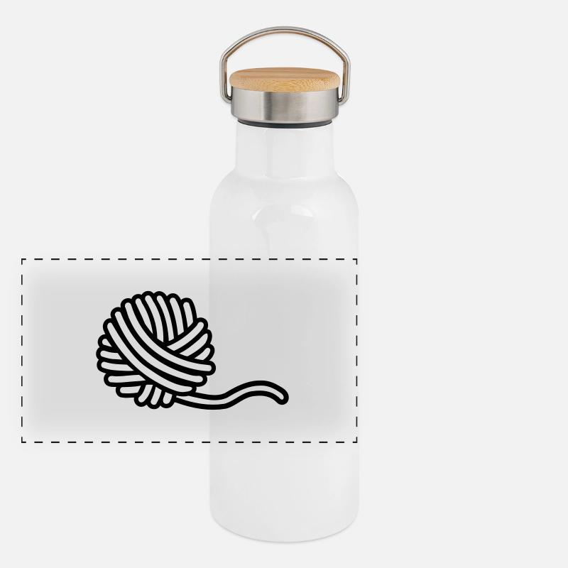 Wool Panoramic Thermal Bottle with Bamboo Lid