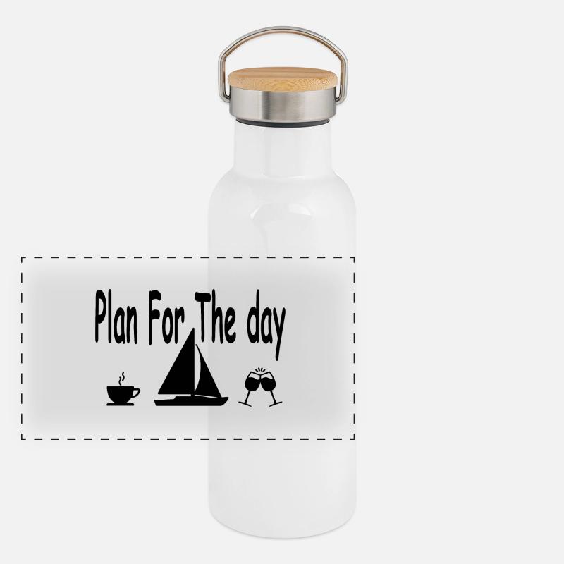 Sail Panoramic Thermal Bottle with Bamboo Lid