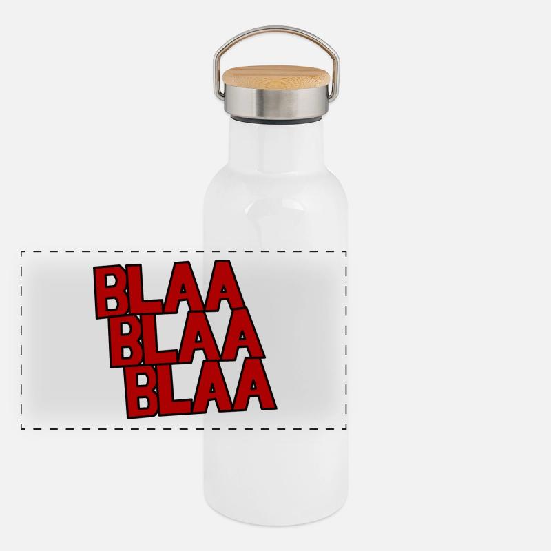 RedBlaa Panorama Thermosflasche mit Bambusdeckel