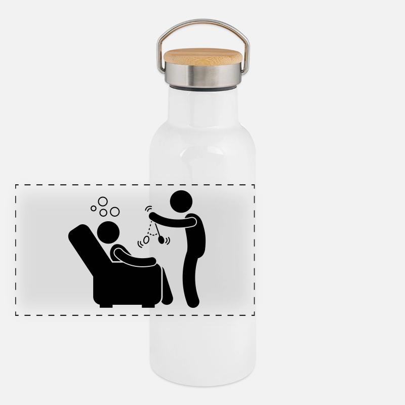 L'hypnose - Hypnotic Gourde isotherme avec bouchon en bambou