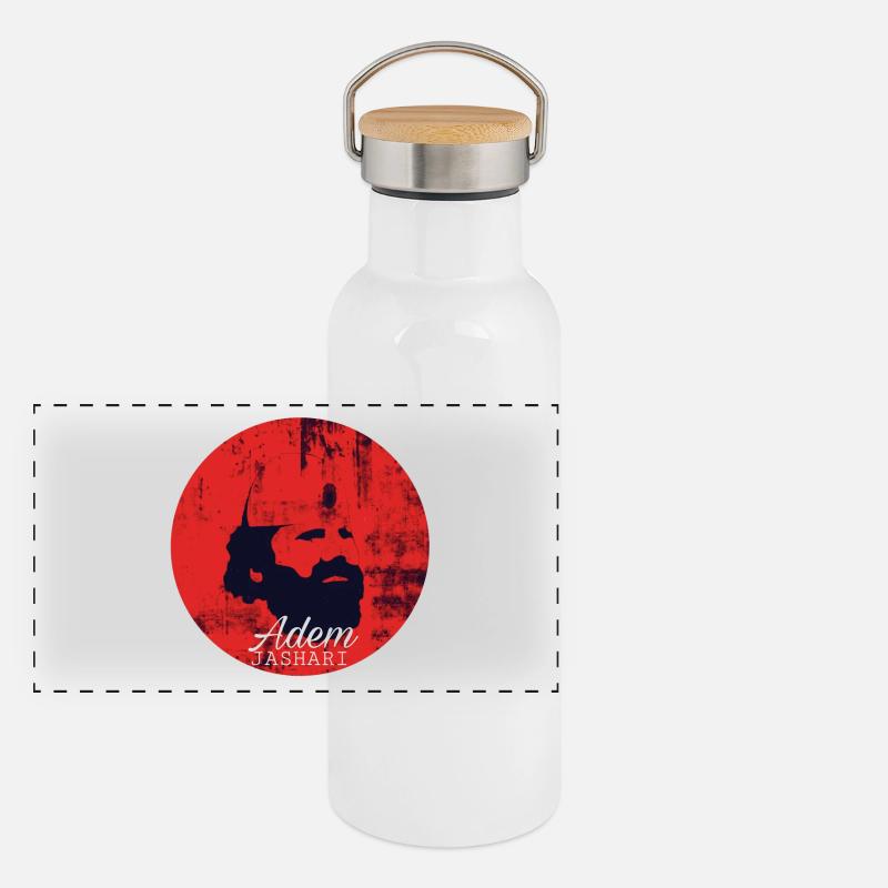 AdemJashari Panorama Thermosflasche mit Bambusdeckel
