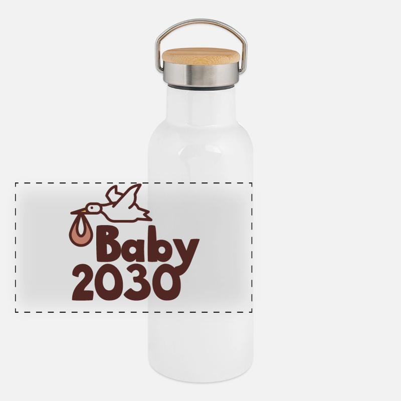 Storch Baby 2030 Panorama Thermosflasche mit Bambusdeckel