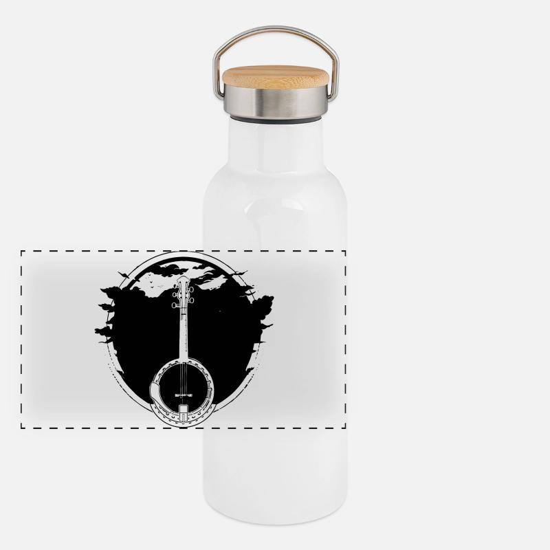 Banjo Gourde isotherme avec bouchon en bambou