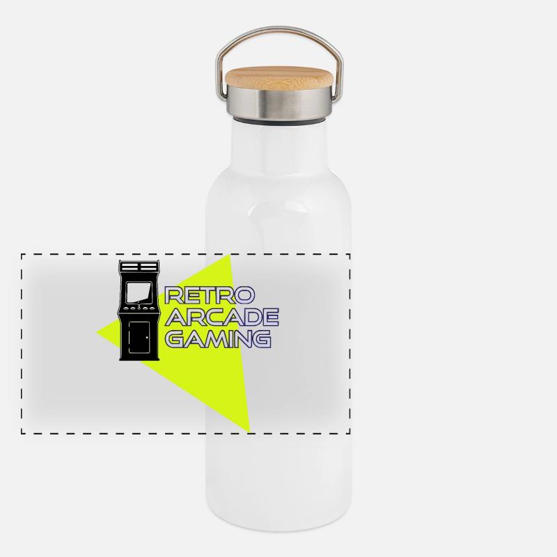 Panorama Thermosflasche mit Bambusdeckel