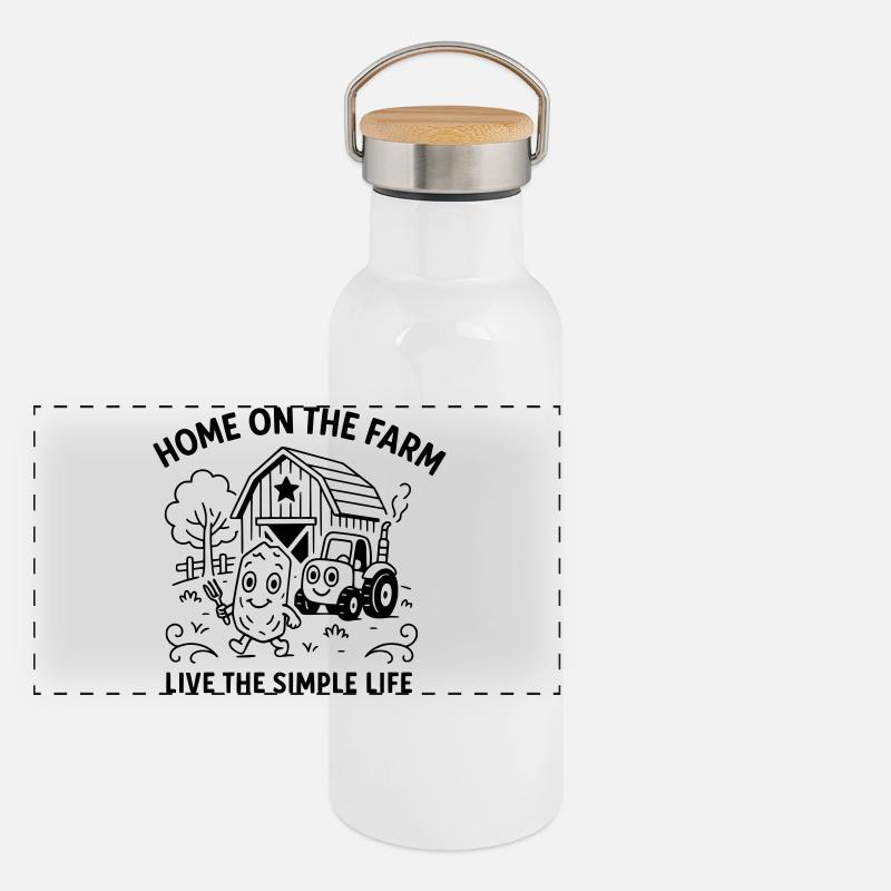 HomeFarm Panoramic Thermal Bottle with Bamboo Lid