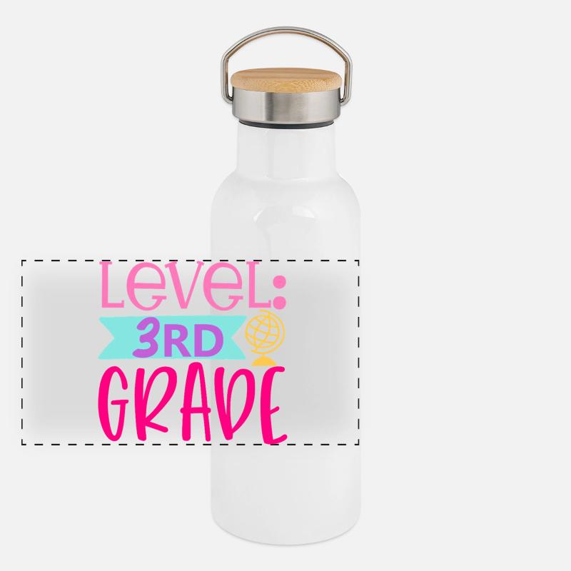 Grade 3 Unlocked – Back to School Panoramic Thermal Bottle with Bamboo Lid