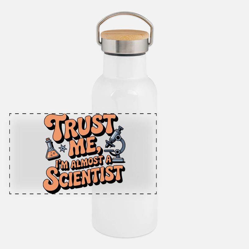 science humor Panoramic Thermal Bottle with Bamboo Lid