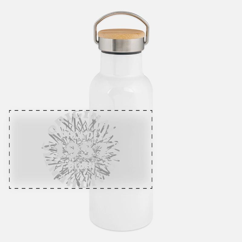 1957 Gourde isotherme avec bouchon en bambou