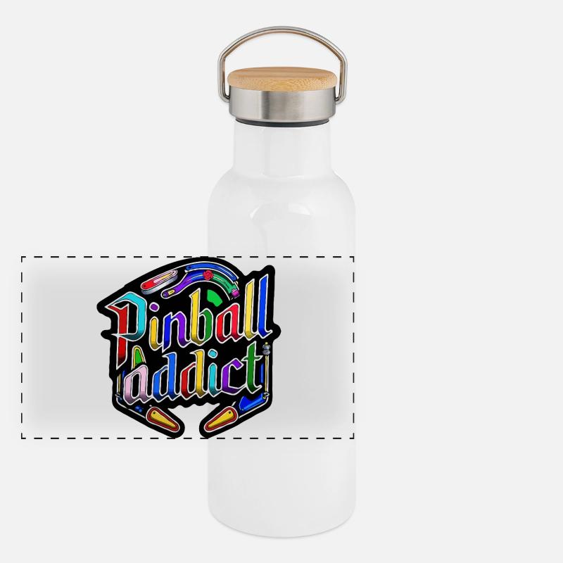 Flipper-Junkie Panorama Thermosflasche mit Bambusdeckel