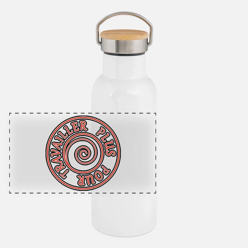 Value Work Panoramic Thermal Bottle with Bamboo Lid