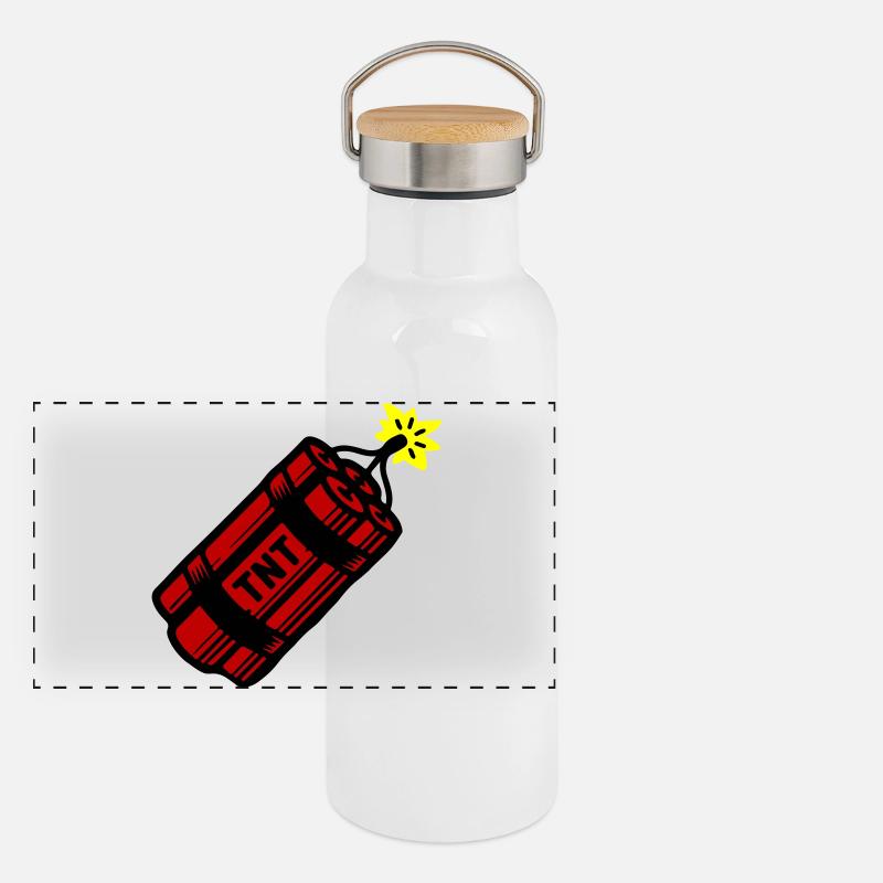 Dynamite Tnt Gourde isotherme avec bouchon en bambou