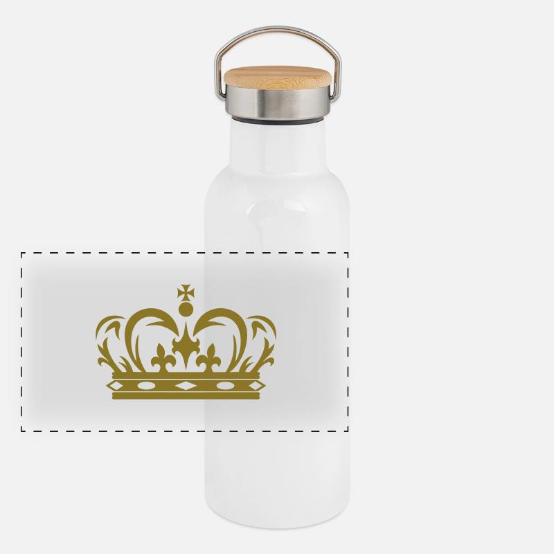 crown 03 plain 2010 10 05 1c Panorama Thermosflasche mit Bambusdeckel