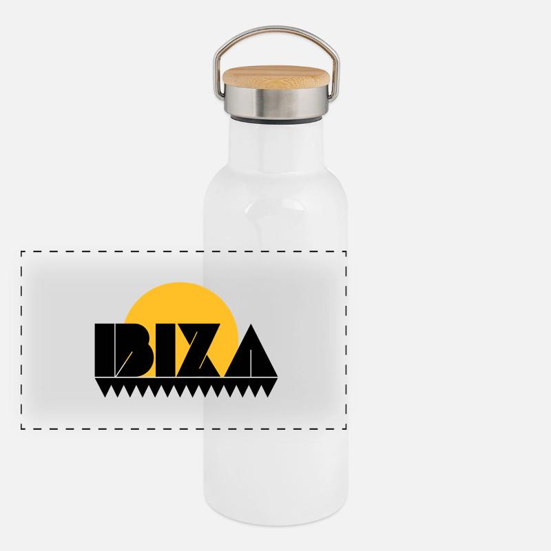 Ibiza Panoramic Thermal Bottle with Bamboo Lid