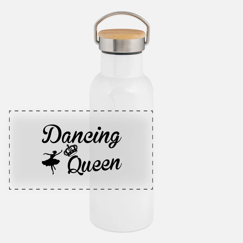 Dancing Queen Panoramic Thermal Bottle with Bamboo Lid
